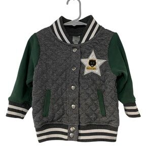 Baylor Bears College Toddler Girl Varsity Jacket
